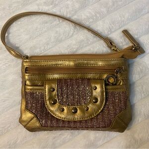 Gold and Brown Vintage Handbag